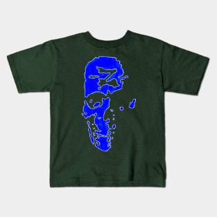 Z Skull Blue! Kids T-Shirt